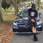 Black & White Royalty Crew Long Sleeve-Shirt